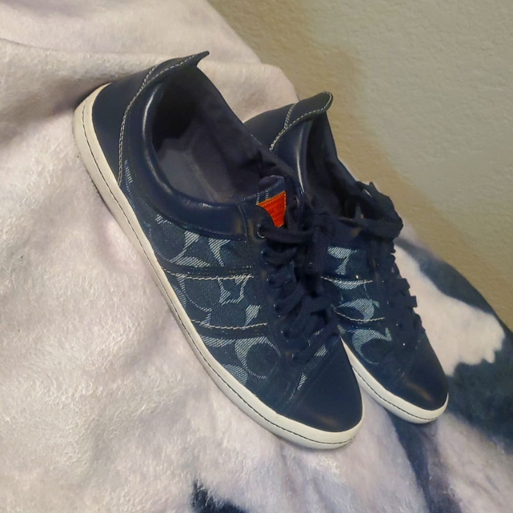 COACH Denim Tennies size 11m
